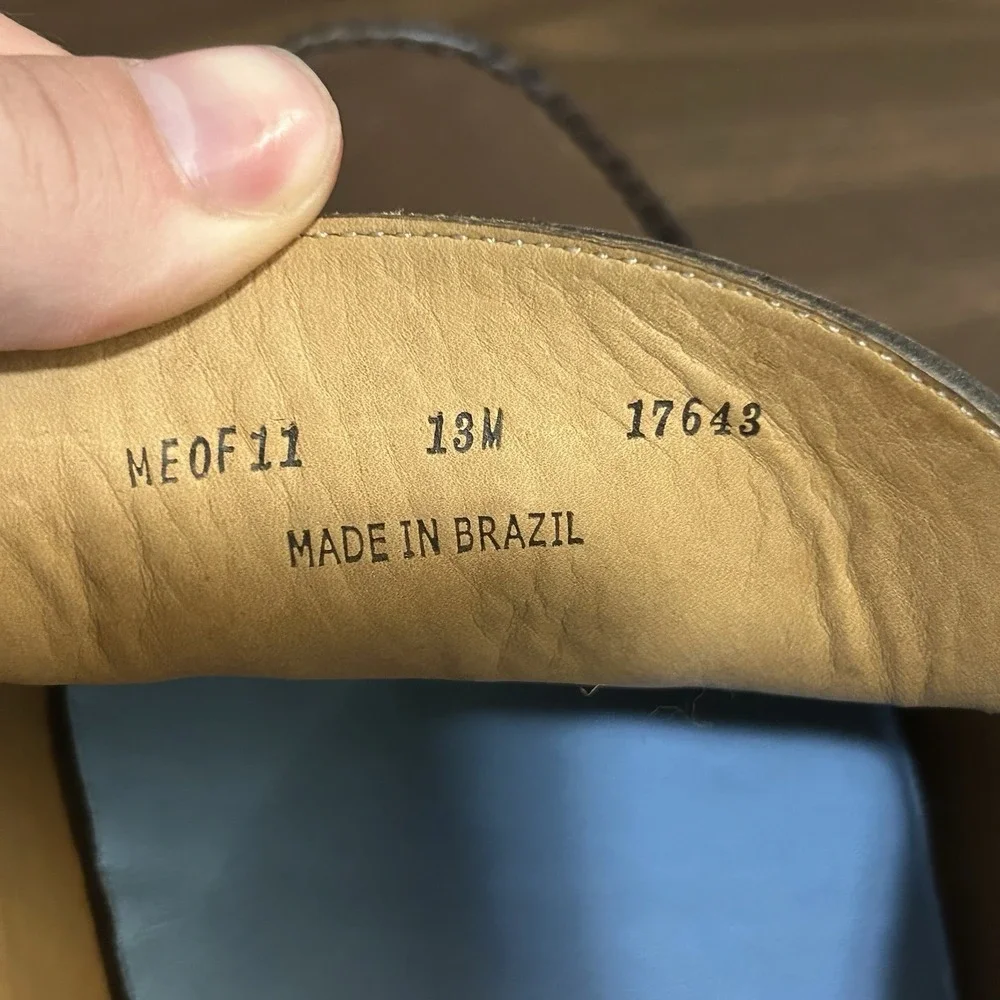 Peter Millar Bit Loafer Crown Leather Shoes Men's Sz. 13M Brown Driving Slip On